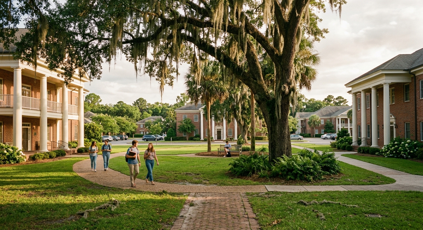 Campus setting — Suburban